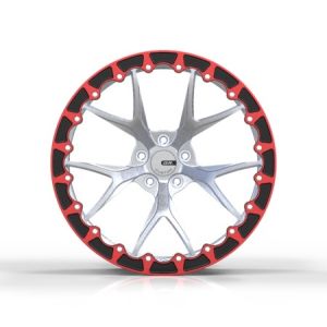 Красная таможня кольца выковала колеса PCD 5x114.3 24 оправы дюйма