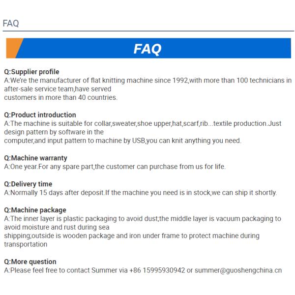 Small Carriage Shoe Upper 14G Flat Knitting Machine