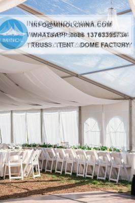 Double Coated Pvc Outdoor Wedding Tent Aluminum Alloy 6061-T6