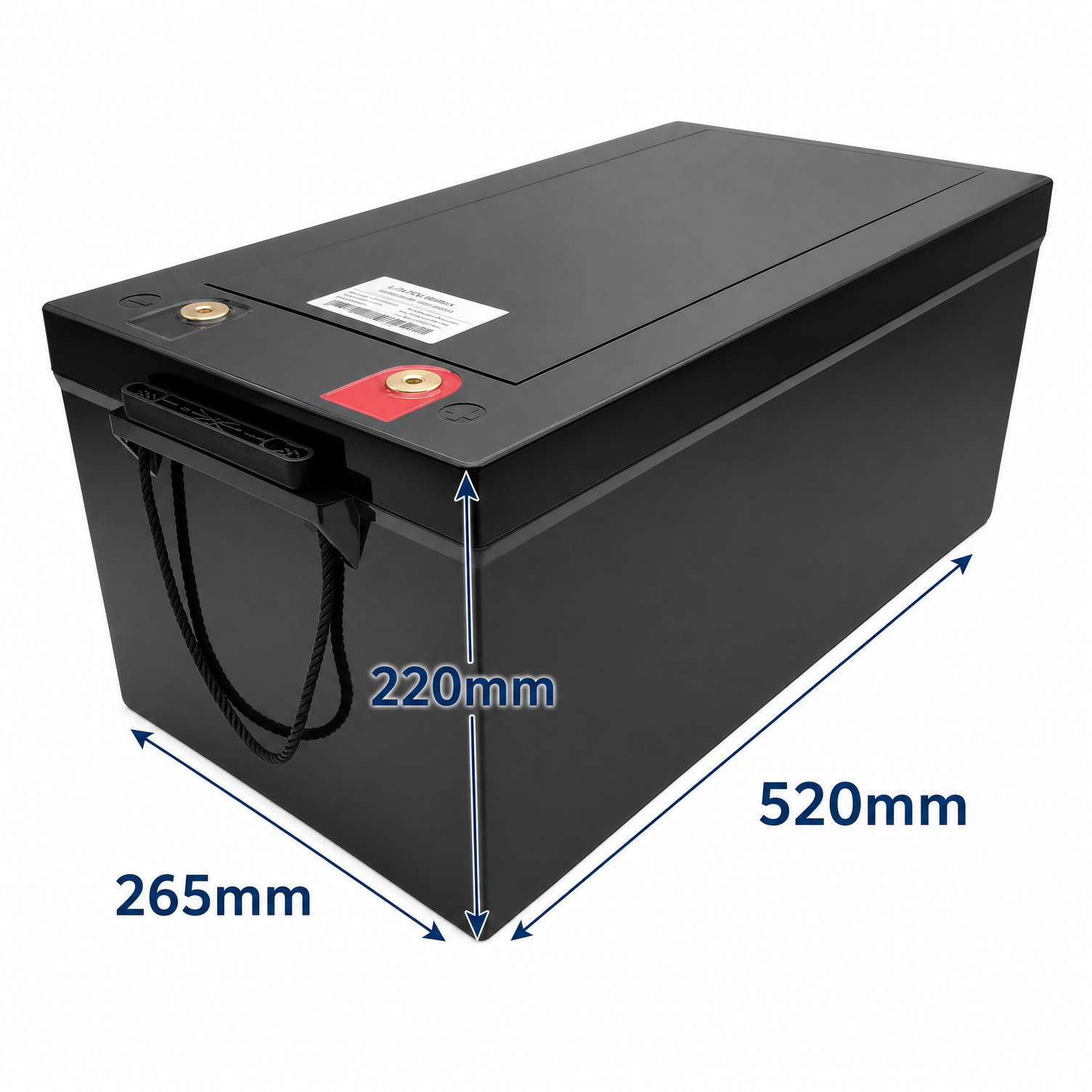 12V 250AH Deep Cycle Lifepo4 Battery Pack with Screw Terminal and 3000 Cycles for Solar Storage