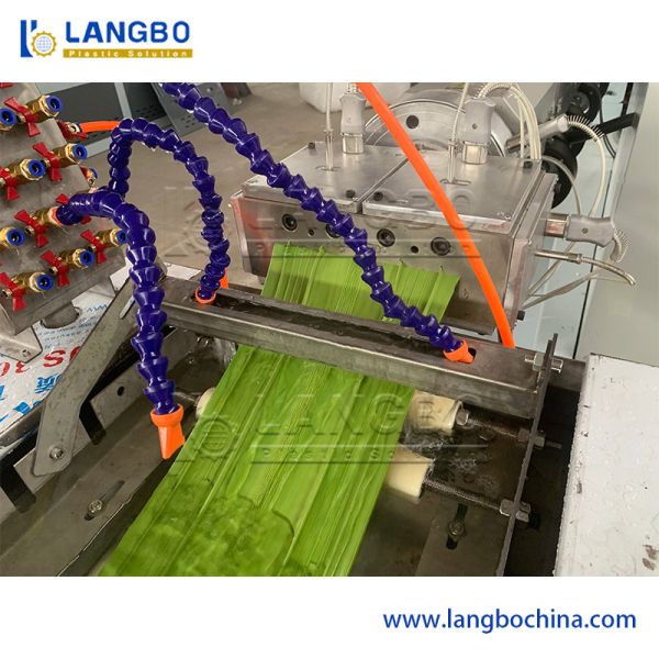 Plastic Soft Sealing Waterstop Strip Window Door Frame Hollow Ceiling Extrusion Line PVC UPVC Profile Making Machine