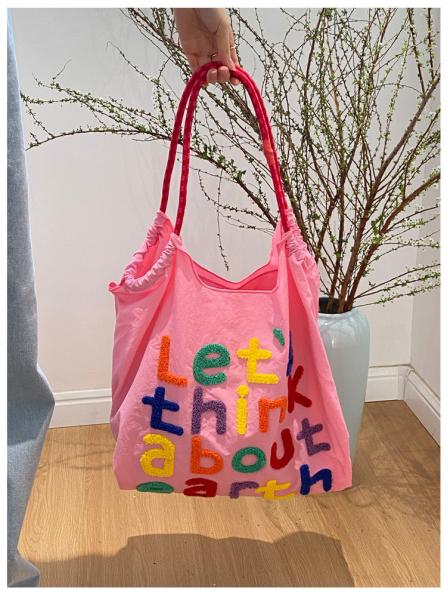 LARGE CAPACITY TOTE BAG KOREAN STYLE INS ALL-IN-ONE SHOULDER BAG FEMALE HAND CARRYING PORTABLE SHOPPING BAG