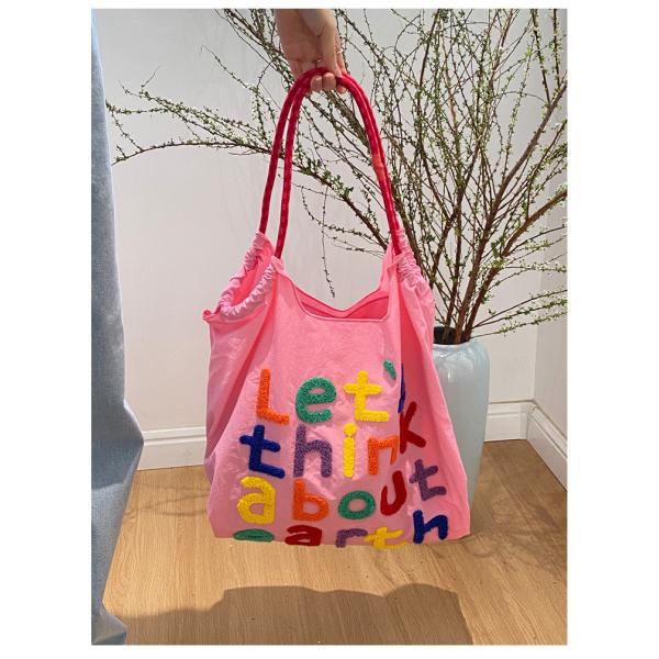 LARGE CAPACITY TOTE BAG KOREAN STYLE INS ALL-IN-ONE SHOULDER BAG FEMALE HAND CARRYING PORTABLE SHOPPING BAG