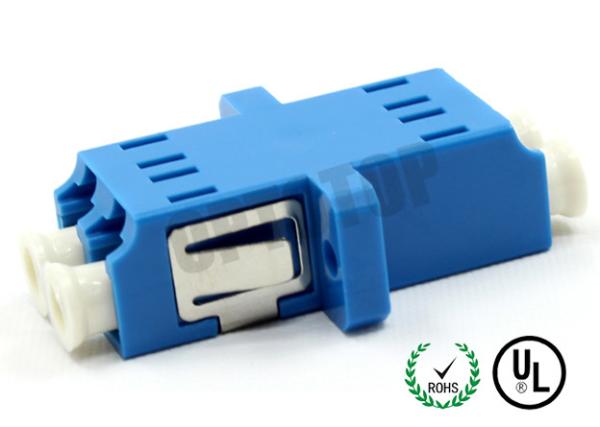UPC End Face Fiber Optic Accessories , Plastic Fiber Optic Cable Adapter