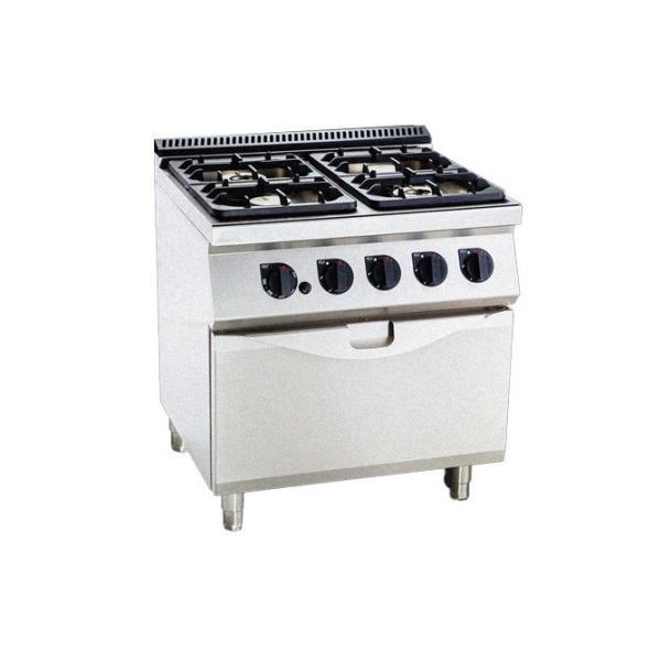 Оборудование 800*700*920мм кухни печи газа плиты горелки газа 4 западное