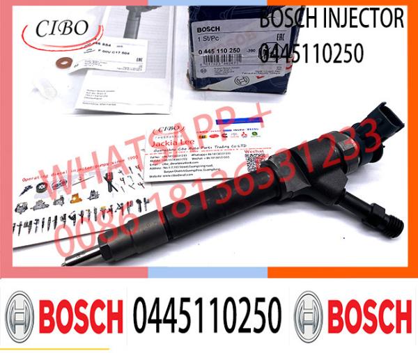 Injetor novo original genuíno 0445110250 0445110249 0986435123 para FORD Ranger/MAZDA BT-50 WLAA13H50 WLAA-13-H50
