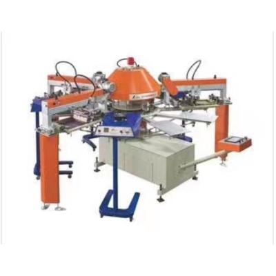 material Textile printing machine 8 color 18 station rotary t shirt printing machine