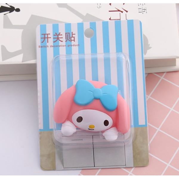 Kt Cat Мультипликационный переключатель крышка комната декор 3D наклейка переключателя на выходе наклейка на стену