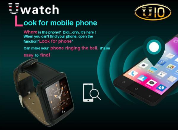 2015 New Hot Smart Watch Wristwatch Mobile Phones with Bluetooth GPS