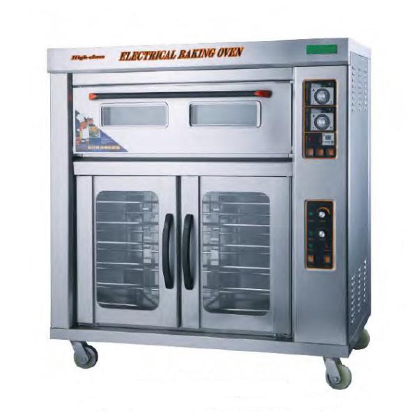 Electric Bread Commercial Kitchen Proofer Single Deck Twelve Trays Temperature Controller 220V
