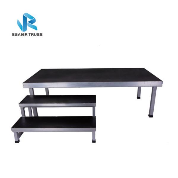 Safe Mobile Floor Stage Equipment High Strength Customized Color / Shape