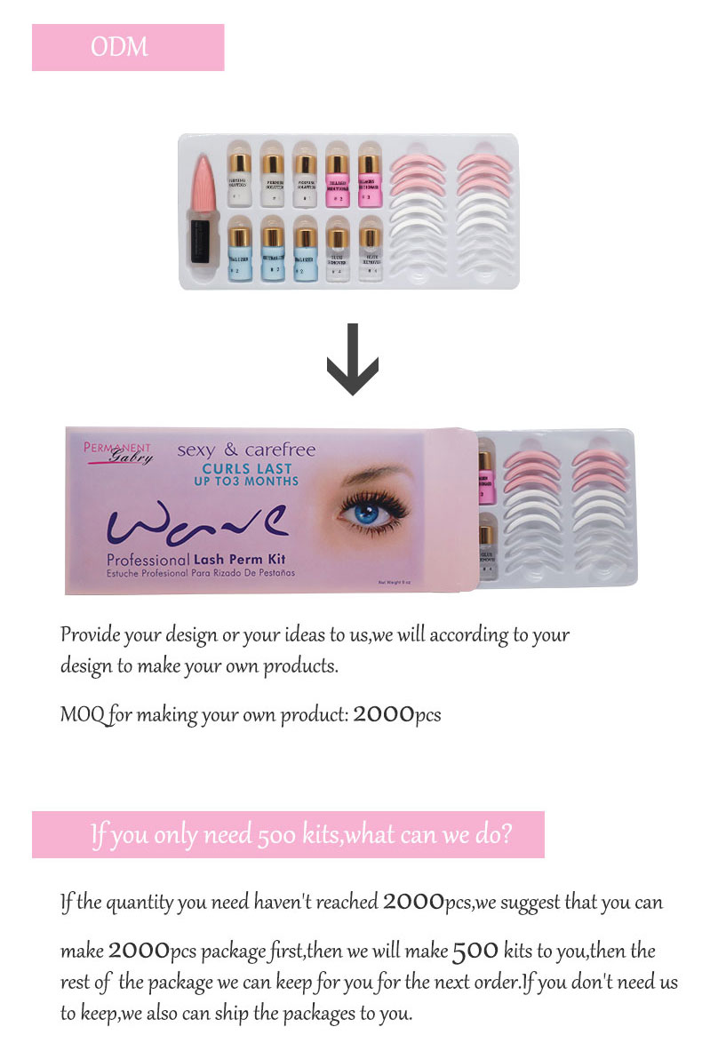 Розовое слоение 2 чела салона DIY в 1 наборе перми брови Eyelash& набора подъема ресницы
