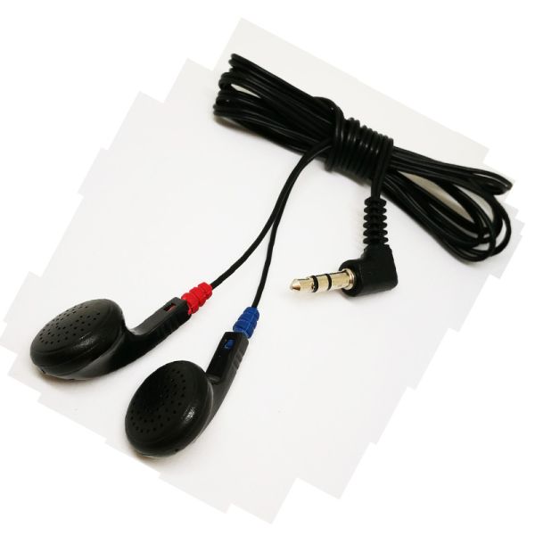 Portable Media Player Compatible Airline In-Ear Earphones No Control Button Under 1 Free Samples Availabl