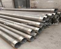 Tubo de tela de arame galvanizado de perfil soldado de 2,5x4 mm para tratamento de água e filtragem industrial