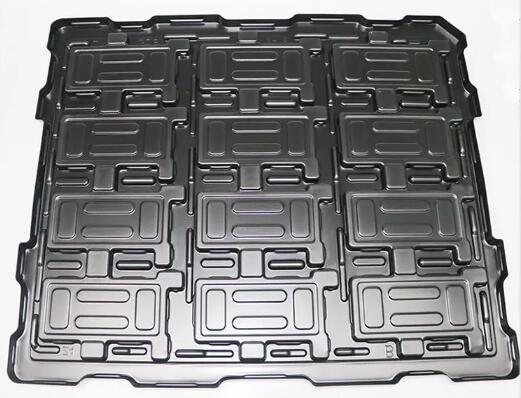 Black Plastic Blister Packaging Box Antistatic Esd Chocolate Blister Tray