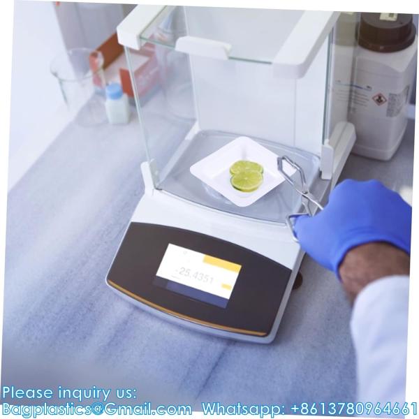 Weighing Pan Plates Disposable Square Tray Plastic Pallet Small Weigh Boats Chemistry Powder Scale White Anti-Static