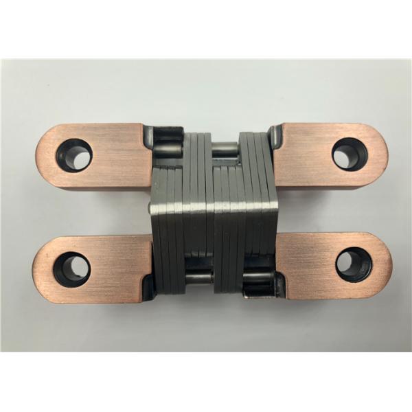 Charnière invisible résistante de cuivre antique pour la porte en bois intérieure épaisse de 30mm
