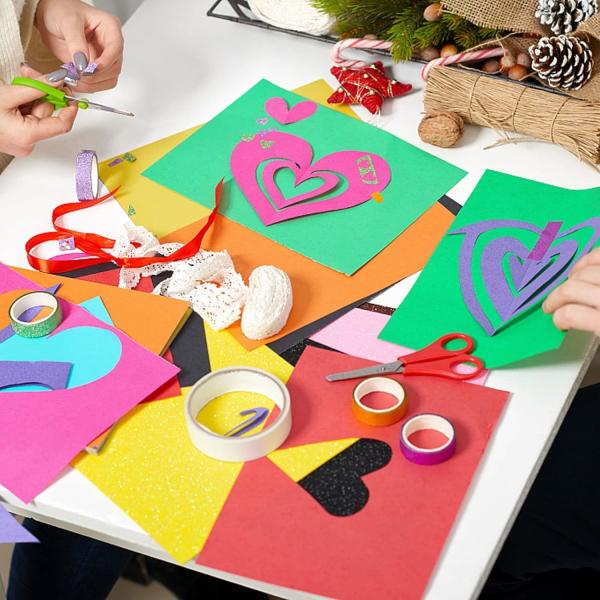 100% Wood Pulp Colored Paper Board Construction Paper 36 Colors 60-400gsm OEM