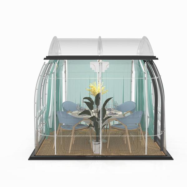 Luxury Outdoor Clear Igloo 360 Dining Bubble Tent Synchronous Rectification