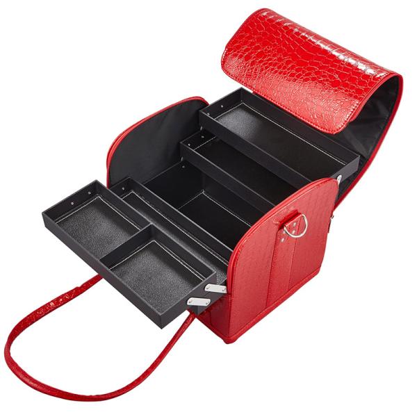 Емкость случая красоты макияжа ПУ большая