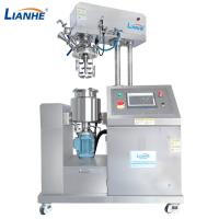 Crème corporelle de PLC 5L faisant la machine, mélangeur de émulsification de vide de chauffage de vapeur