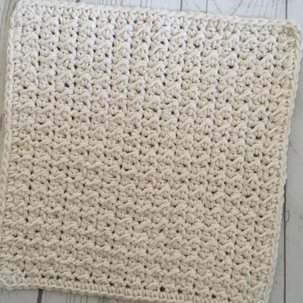Y-F Kitchen Crochet Wash Cloth 100% Cotton Eco Friendly 3pk 9x9 Knitted Wash Dish Cloths