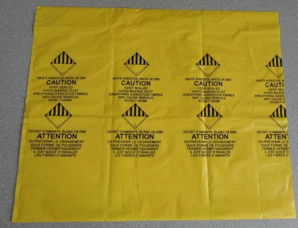 BUILDING FILMS, Asbestos bag, PE asbestos bag, building waste bag asbestos bag, building waste bag asbesto, rubble sacks