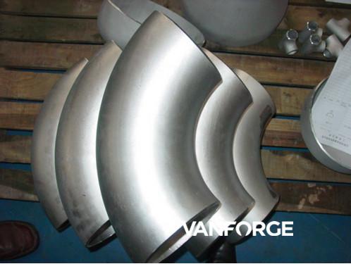 Pipe Size 1/2 In - 12 In 45 Degree Long Radius Elbow , Butt Weld Fittings