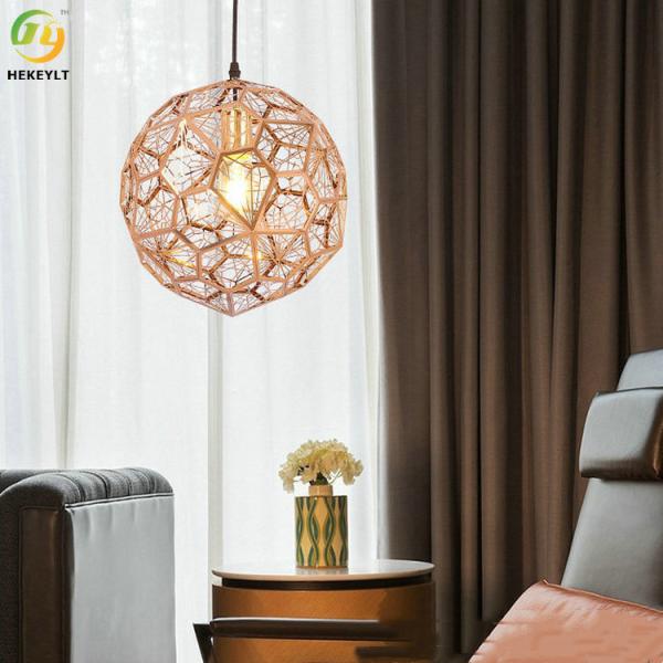 Gold Stainless Steel Nordic Pendant Light E26 For Showroom Bedroom