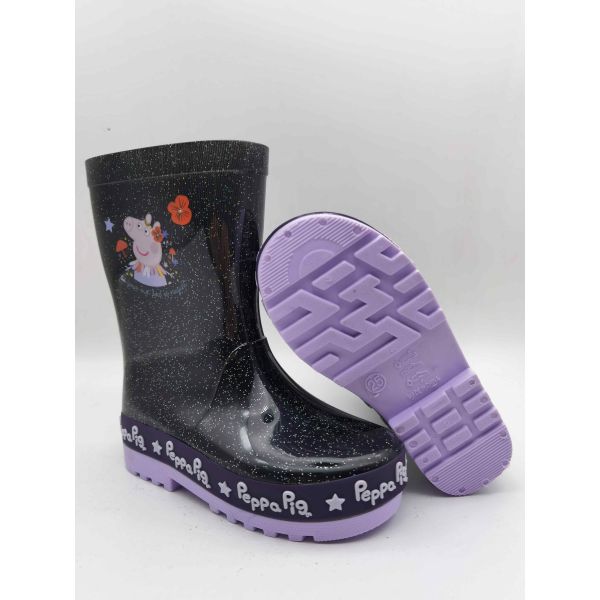 100% Waterproof PVC Character Rain Boots Childrens Size Anti Slip OEM Logo