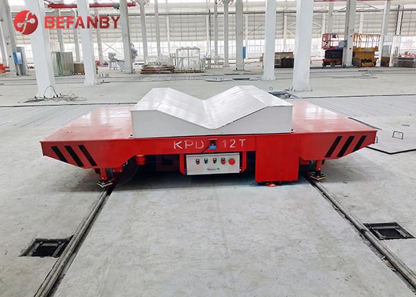 Carro 20m/Min Running de transferência do trilho de 25 Ton Steel Plate Electric Track