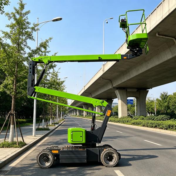 Premium 22M Electric Articulated Work Platform Towable Boom Lift Customized