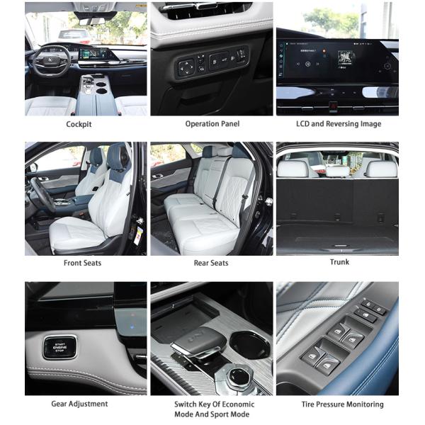 Седан Подержанный Geely Car Мощный Роскошный 2023 4WD SUV Geely Monjaro