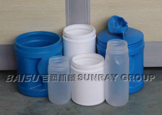 Double Station Single Head Blow Molding Machine For Liquid Soap Container Making Field SRB70D-1