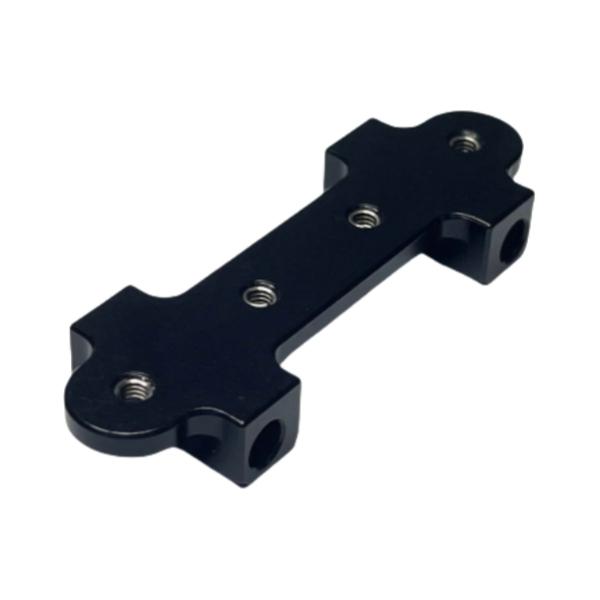 Cubierta electrónica Partes de aluminio mecanizadas CNC con acabado anodizado negro