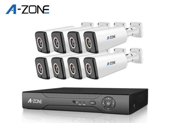 Waterproof Ip668 Channel Poe Security Camera System 1080P Linkage Alarm