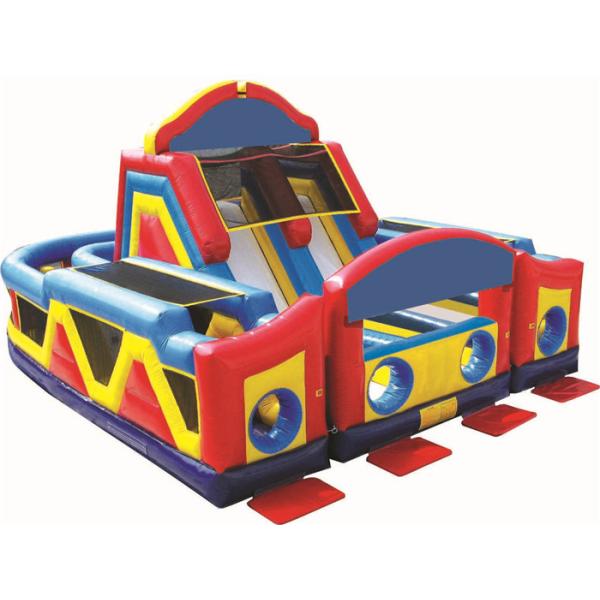 Happy Rainforest Rapids Commercial Inflatable Combo
