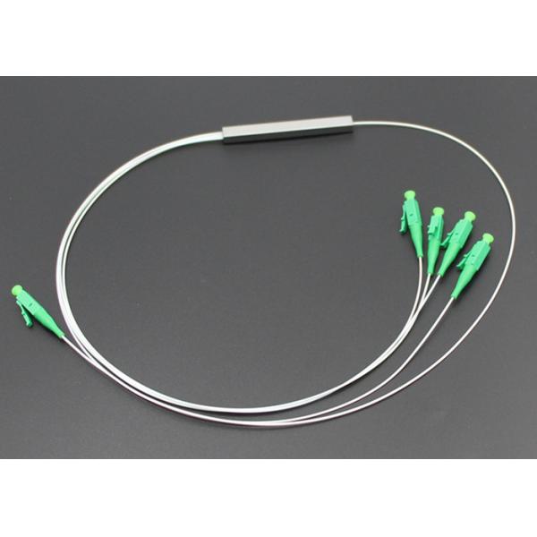 Stable Reliability Fiber Optic PLC Splitter , 1x4 PLC Splitter With LC APC Connector