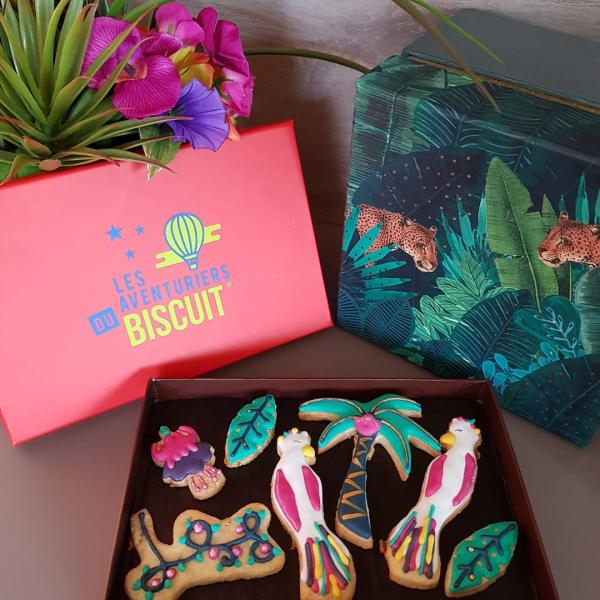 Caja de galletas de cartón rígido de 2 piezas con tapa y base para envases ecológicos