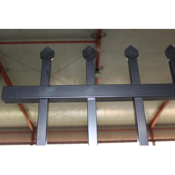 2100mm*2400mm Tubular Picket Fence Heat Treated