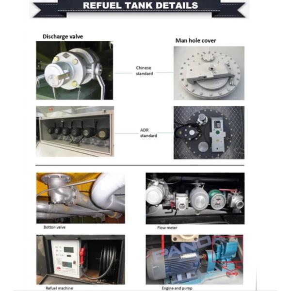 Dongfeng 6 Wheeler RHD 10000L Mobile Oil Tanker Truck
