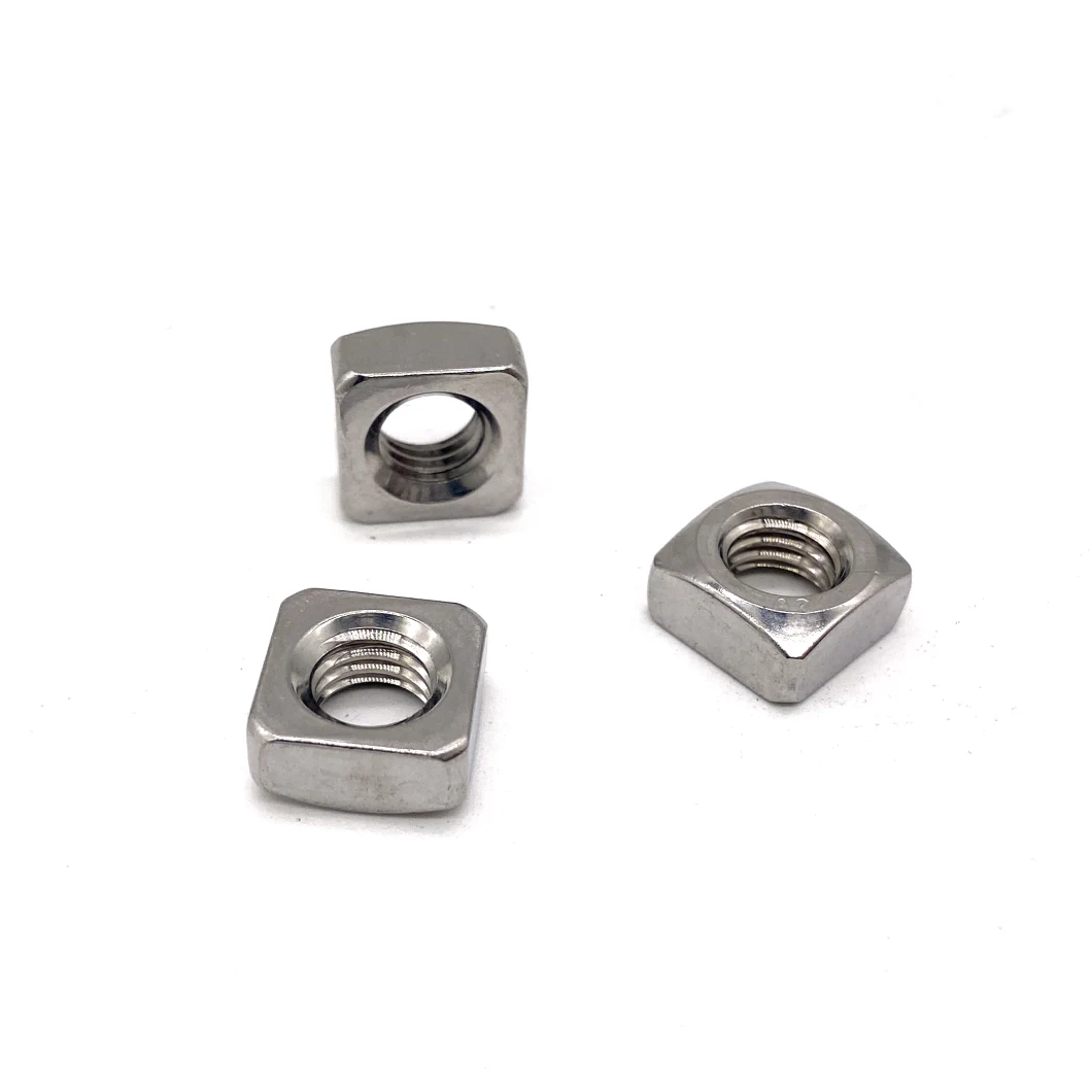 JIS High Strength Steel Square Nut Bolts DIN557 Stainless SS201
