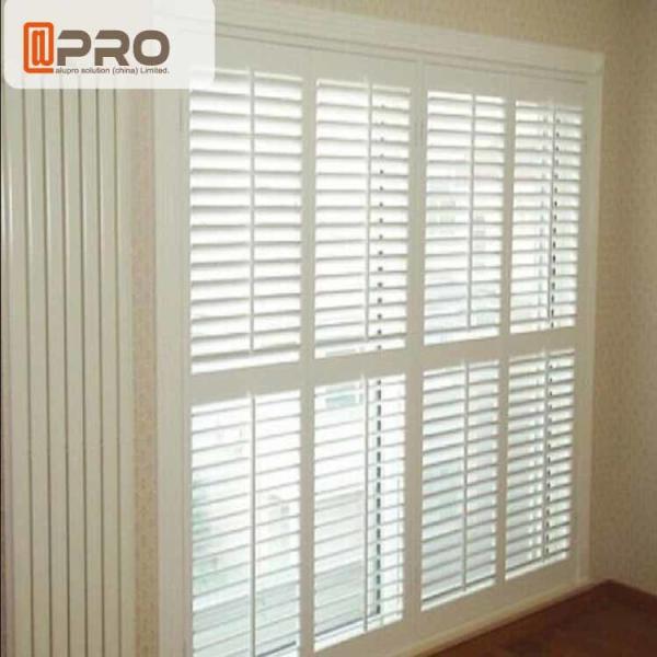 Horizontal Aluminum Louver Window Glass Slats Rain Closet Door Aluminum Shutters
