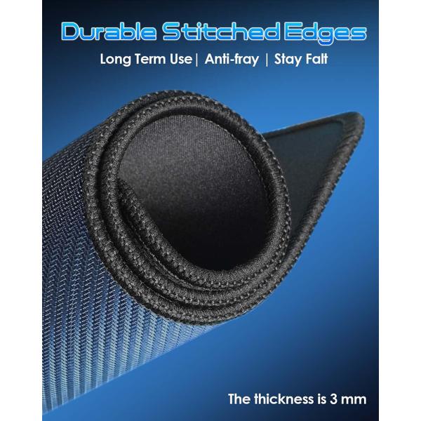 Anti-Slip Rubber Base Custom Waterproof Material Mousepad for Making Gaming Keyboard