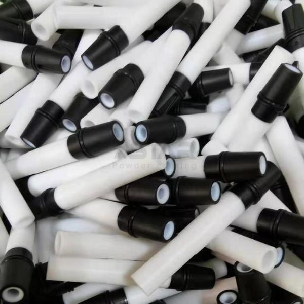 Polvo material blanco y negro de GEMA IG06 PTFE Venturi que cubre recambios