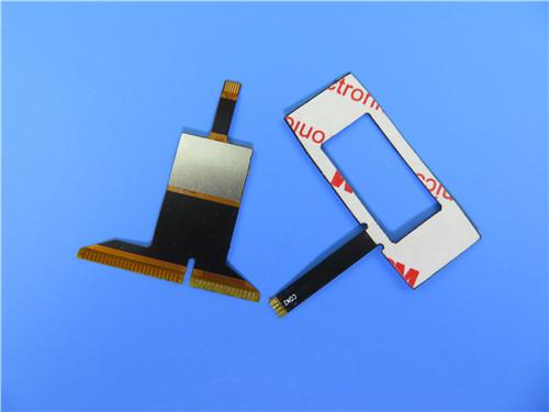FPC PCBA Fabrication Impedance Flexible PCB Cable With FR4 Stiffener and Immersion Nickel