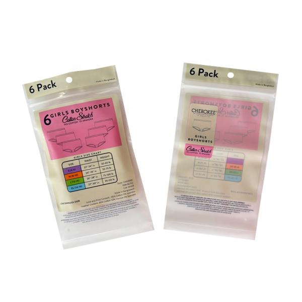 Закрытие цилиндром Печатный полиэтиленовый пакет Стоять вверх Пакет Пластиковые носки Пакет упаковки влагозащищенный