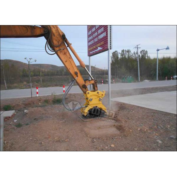 Durable Hydraulic Plate Compactor , Slope Plate Compactor For Excavator