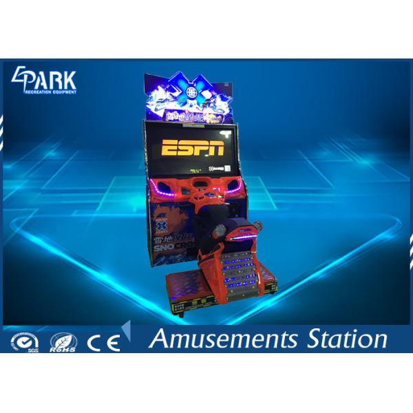 Fashion Appearance Racing Game Machine Coin Operated Snow Cross Motorcycle For Kids