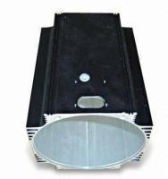 6005 T6 broncean/el perfil de aluminio industrial del negro, picovoltio solar sacaron cilindro Shell